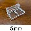 10Pcs Width 5/6/8/10/12mm Fish Tank Bracket Transparent Acrylic Aquarium Filter Light Stand Glass Lid Clip Aquarium Accessories