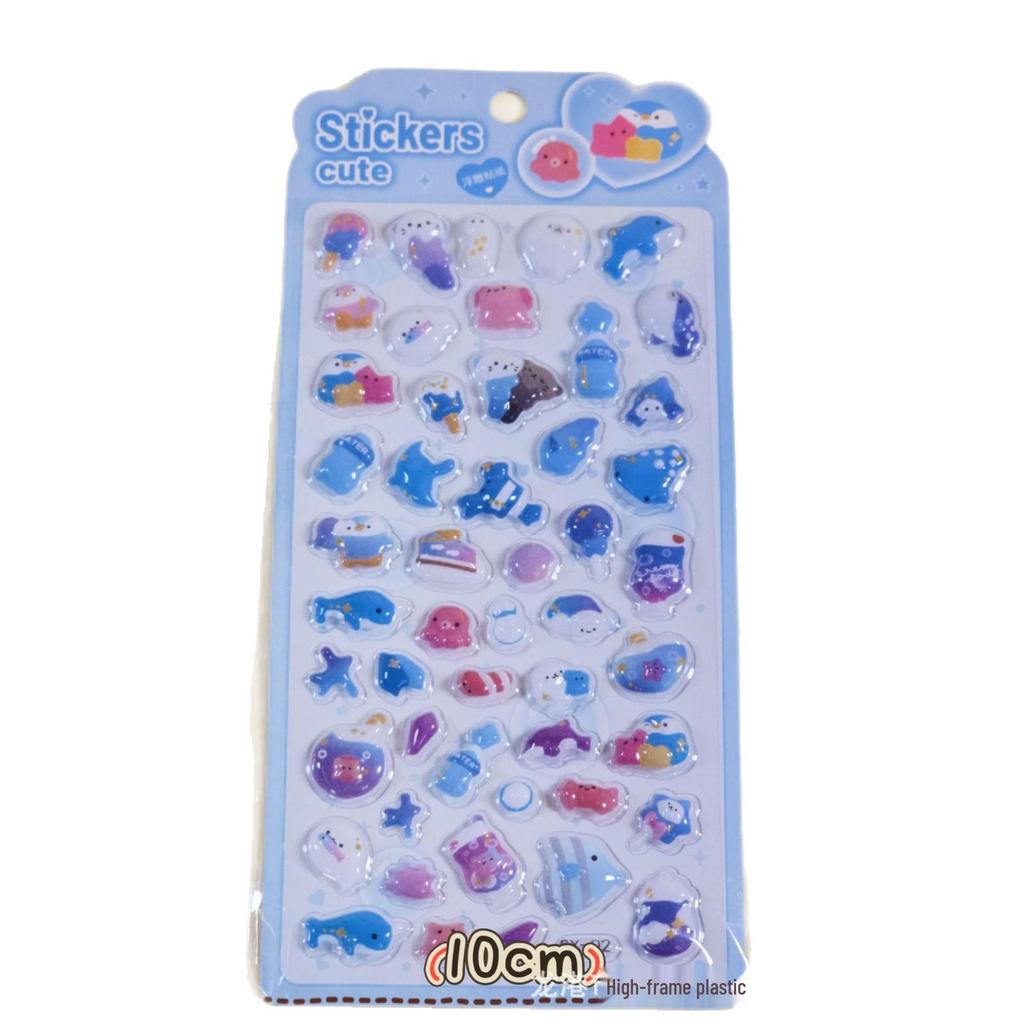 3D Sanrio Cartoon Stickers: Cute Educational & Decorative Phone Case Embellishments for Kids