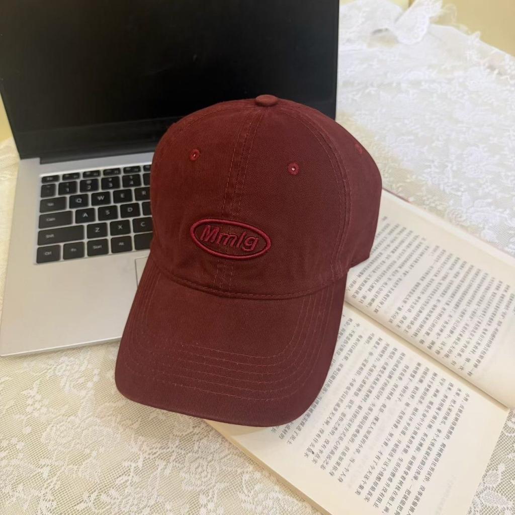 Fashion Hat Korean version of letter embroidery new ins baseball cap children curved brim cap big head circumference showing small face fashion