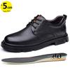 Elevator Shoes Business  Men Sneakers Height Increase Insole 5Cm Man Lift  Tall  Leather Spring Autumn