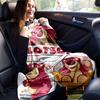 1pc, Strawberry Bear (2) Home Decor Blanket: Cozy Flannel Throw for Bedroom, Living Room, Travel, Camping, Car