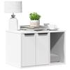 Vidaxl Mobile per Lettiera, Bianco, 60X40X40 Cm, Materiale a Base di Legno