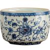 New Chinese-Style Ceramics Can Be Raised Open Film Ru Kiln Straight Mouth Cup Single Product Series Teacup Underglaze Color Tea Set Tea Cup Cup