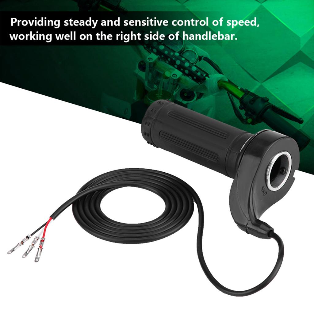 Universal Motorcycle Accelerator Electric Scooter Twist Speed Throttle Grip with 3 Wires Universal Speed Throttle