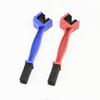 Double-Headed Long Handle Bicycle & Motorcycle Chain Brush - Blue