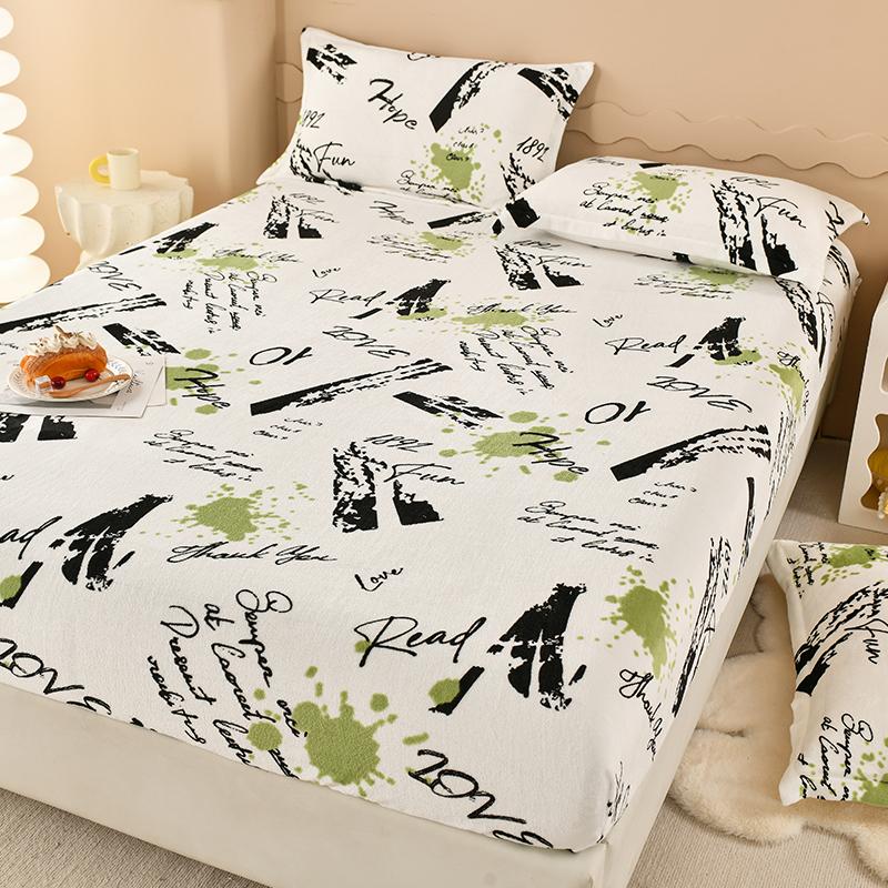 

Bonenjoy Velvet простыня на резинке теплый чехол для матраса простые покрывала для кровати sabanas para cama дома эластичные простыни(Нет наволочки) 90x200x25cm 1pc