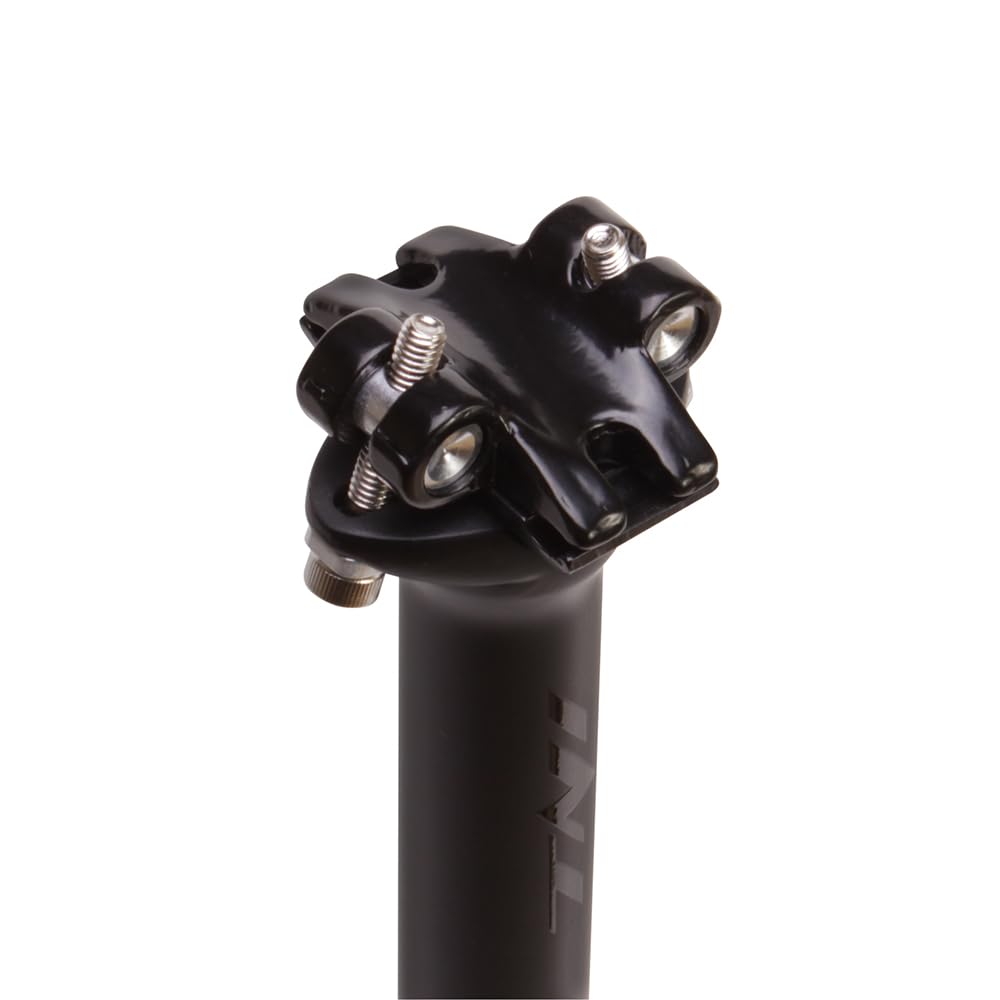 TNI Black Black Carbon Pillar Seatpost Seat Pillar 300mm 0mm Offset (Carbon) 27.2