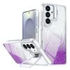 For Samsung Galaxy S26+ Magnetic Case Gradient Glitter Shockproof TPU PC Phone Cover