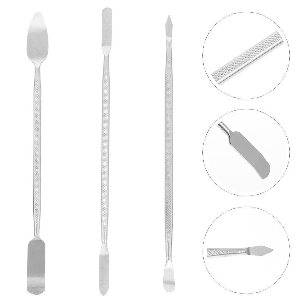 3-in-1 Edelstahl-Brecheisen Professioneller Öffner Hebelstange Tragbare Demontagestangen Reparaturwerkzeuge für Handy Tablet Laptop