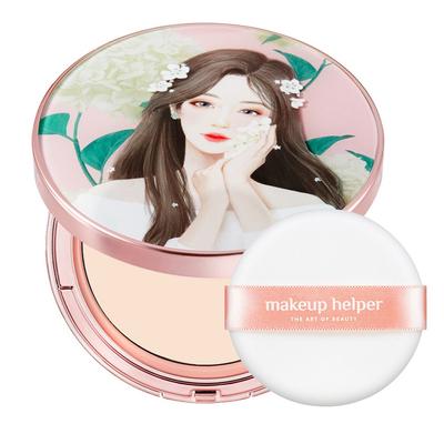 Makeup Helper Art Pact Original Professional Finish 25g Sweet Sophia x 1 + exklusives Puffset, Nr. 21 Naturbeige, 1 Set