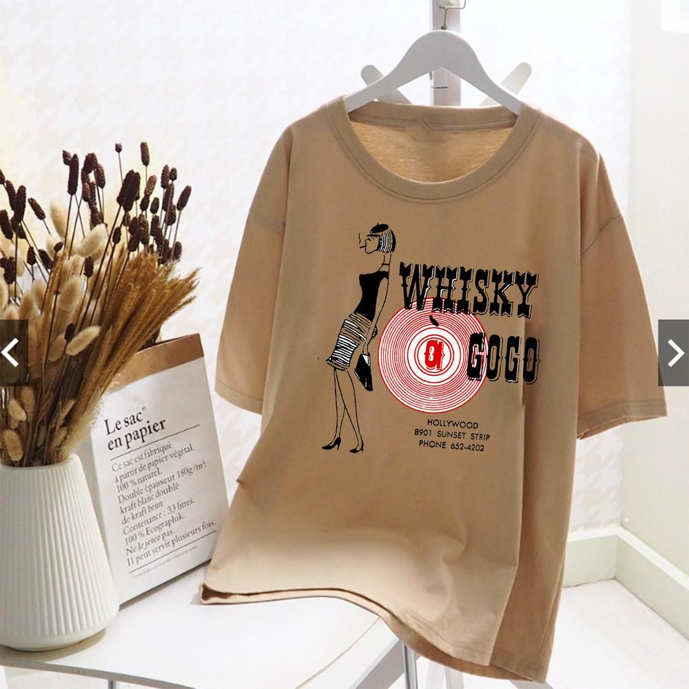 The Whisky a Go Go Whisky A Go-Go T Shirt Sand Cotton All Size Unisex T-Shirt M