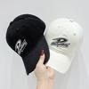 Embroidered Casual Baseball Cap for Boys and Girls Spring and Summer Sun Hat Korean Style Face Showing Little Duckball Cap