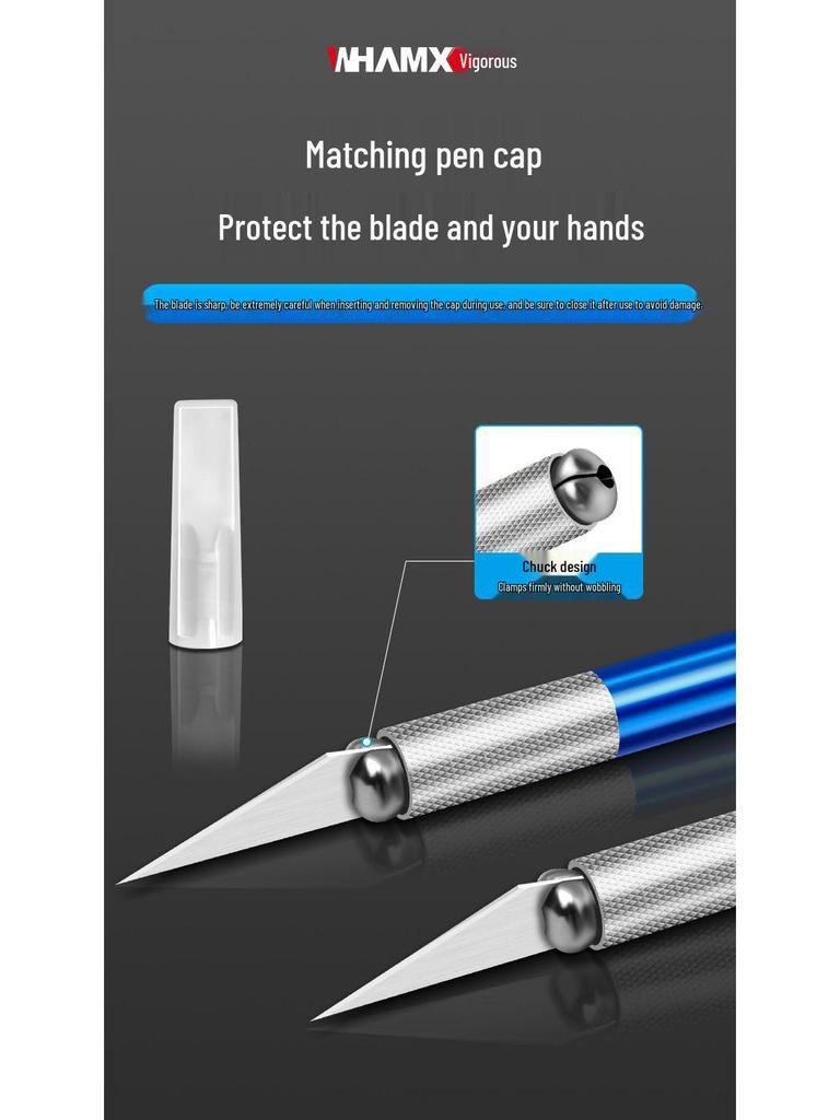 Carving Knife & Pen Knife Craft Set: Paper Cutter, Student Rubber Stamp, Wood Carving Tools