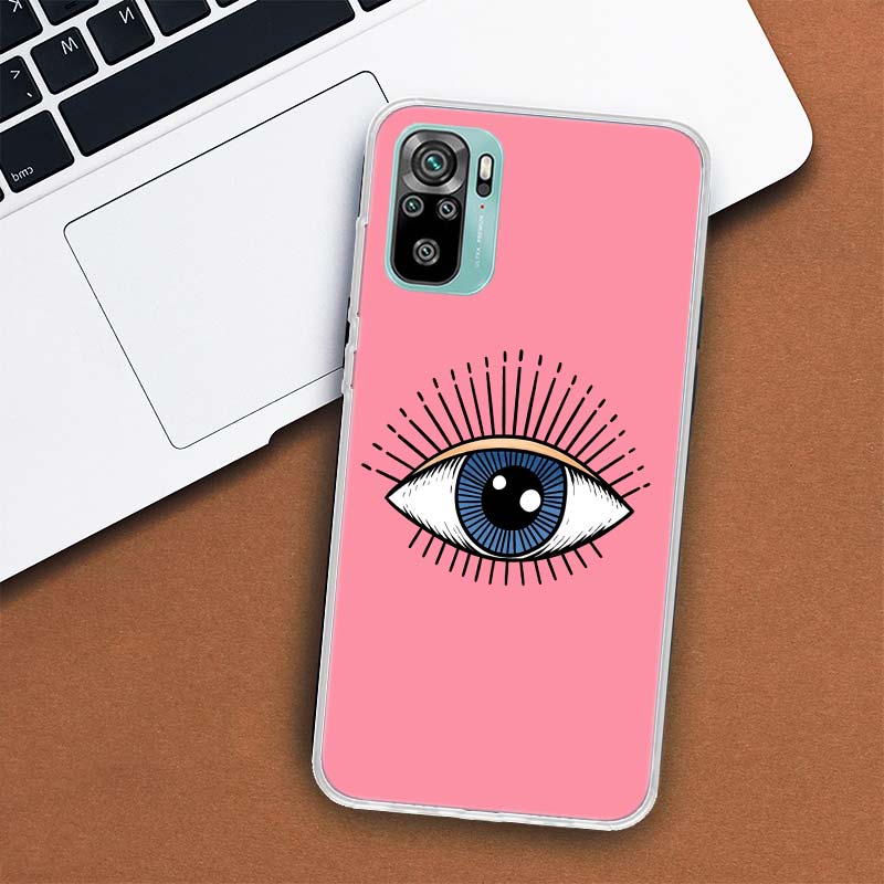 Ferragnies Eyes Chiara Phone Case For Xiaomi Redmi Note 12 10 10S 9 9S 9T 8 8T 11T 11S 11E 11 Pro Plus 7 5 5G Coque Cover