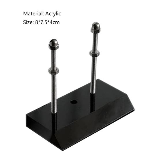 1 Zestaw Akrylowy Stojak Ścienny na Snowboard Mocowany Mocno Uchwyt Ścienny na Deskorolkę dla Deskorolki