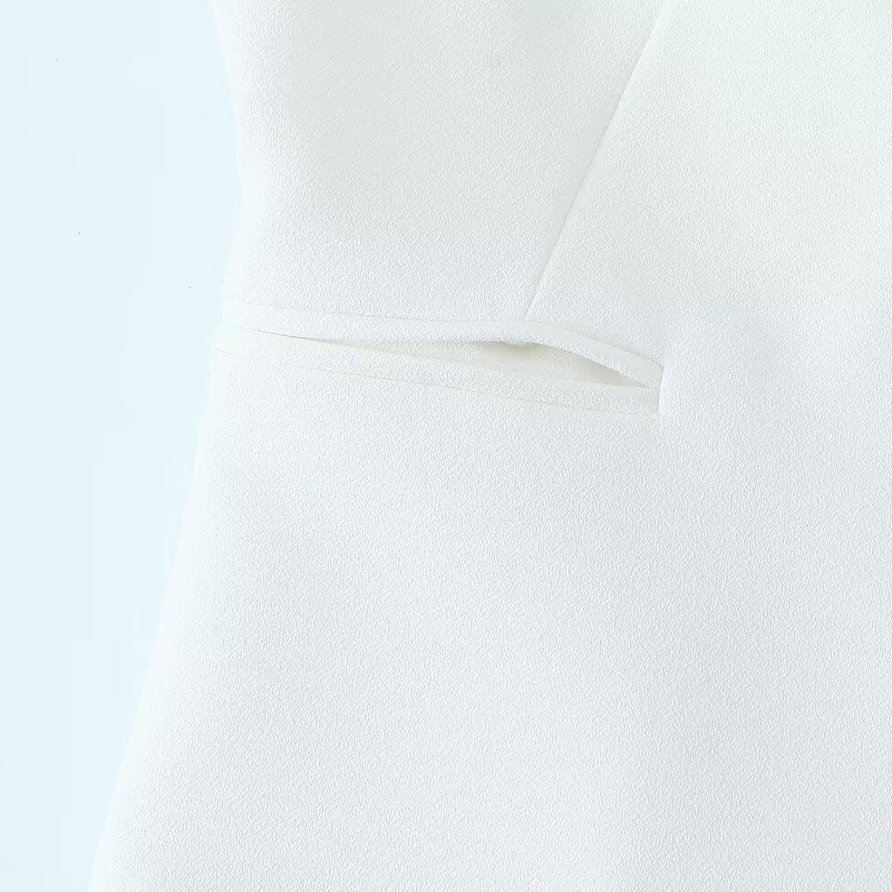 TAOP&ZA Women's Spring/Summer V-Neck Asymmetric Sleeveless Casual Vest