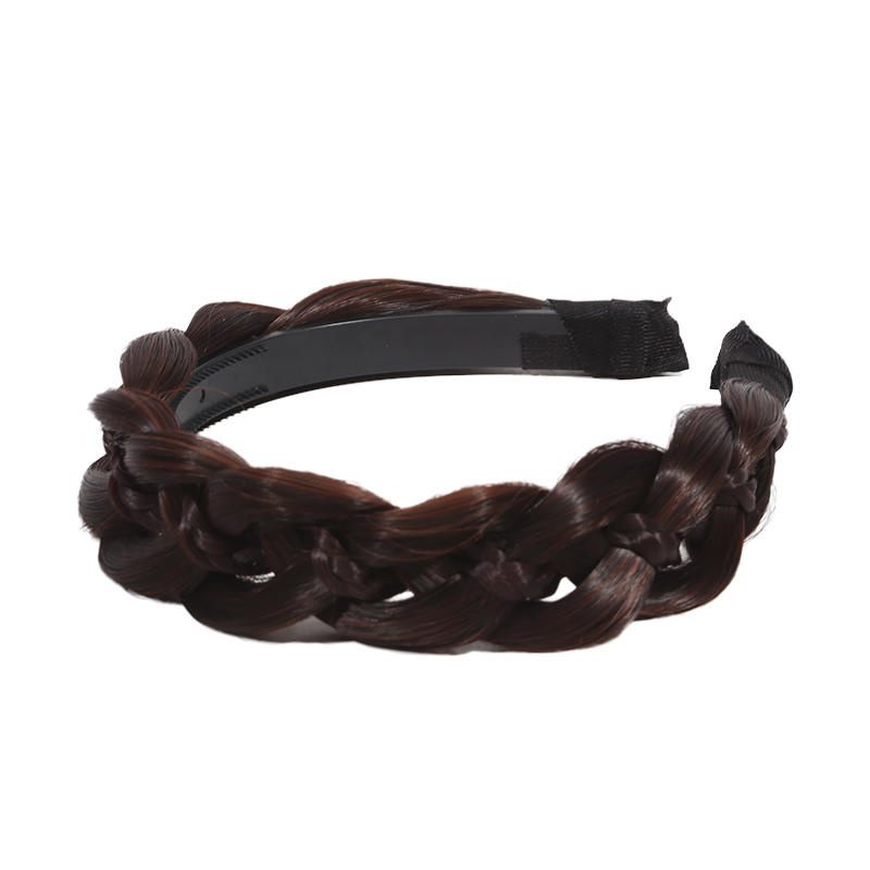 Wig Twist Headbands For Women Wide Fishbone Braids Hairbands Handmade Retro Head Hoop Styling Headwear Accessories New