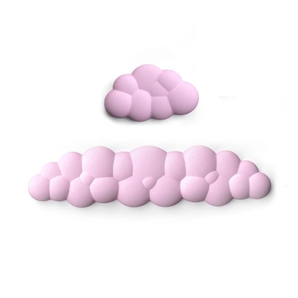 

Cloud Shaped Keyboard Wrist Rest Pad Comfort Keyboard Holder Hand Pillow Typewriting Tools red-wrist brace