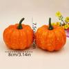 5 PCS Mini Artificial Pumpkins Foam Pumpkins Halloween Decorative Pumpkins Orange Color