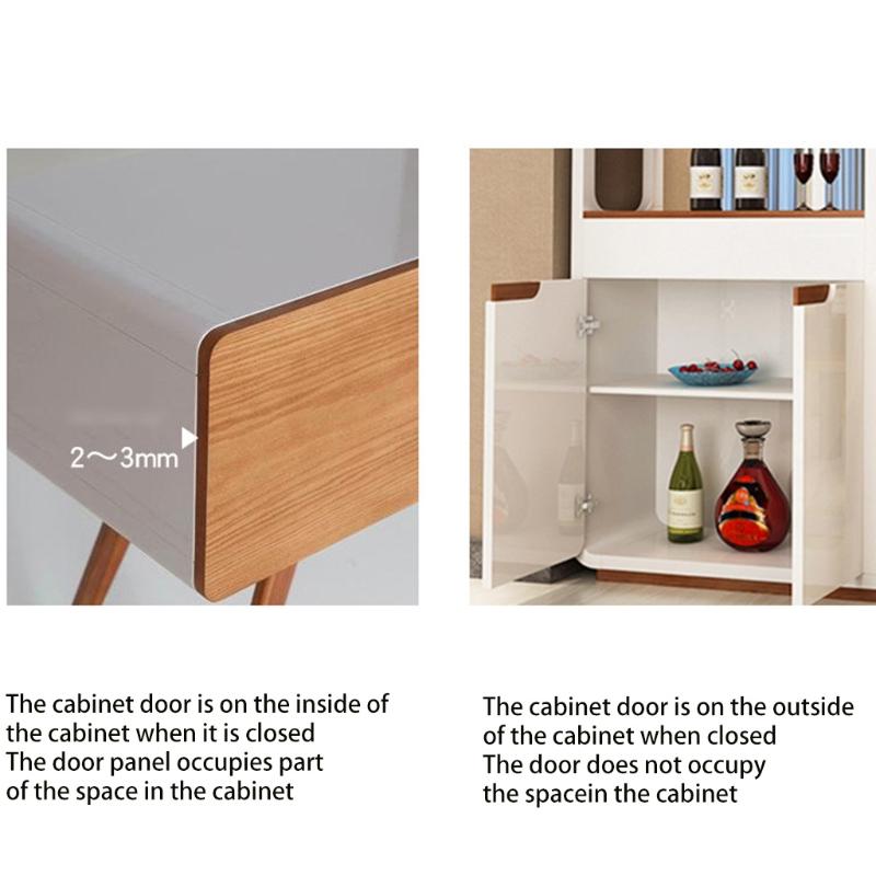 Schrank Türverschluss mit Rückfederung Schlüssellose Tür für Riegel Schranktür Drücken für Riegel Geeignet für Möbeltüren Ohne Griff