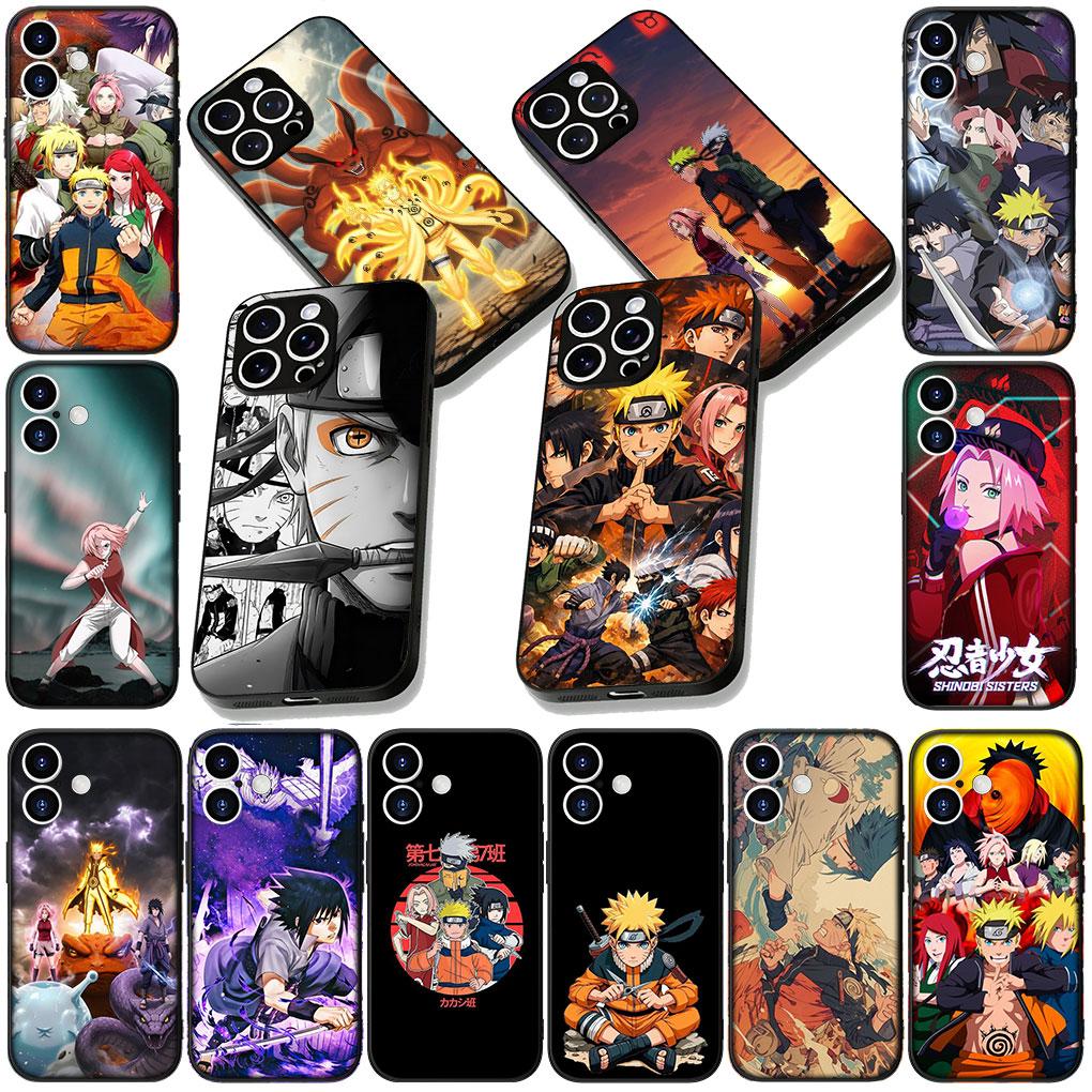 Cover for Samsung Galaxy S25 S24 S23 FE Plus Ultra S7 Edge A16 A15 5G s25+ Coque Phone Case Sasuke Haruno Sakura Narutos Kakashi