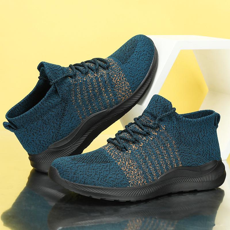 

Flying woven women s shoes mesh shoes large size men s shoes casual shoes mesh shoes elastic couple mesh sports 45