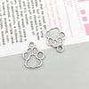 Antique Silver Teddy Bear Pendant Charm for DIY Jewelry