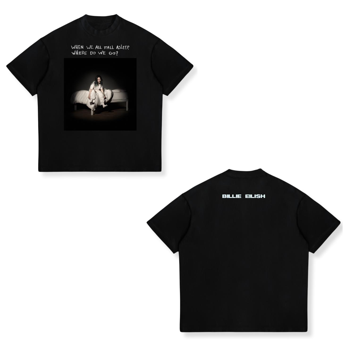 

2026 Billie Eilish New Album Hit me hard and soft Unisex T Shirts Unisex Pure Cotton Short Sleeve Y2k Oversized Popular Tee Tops 4XL