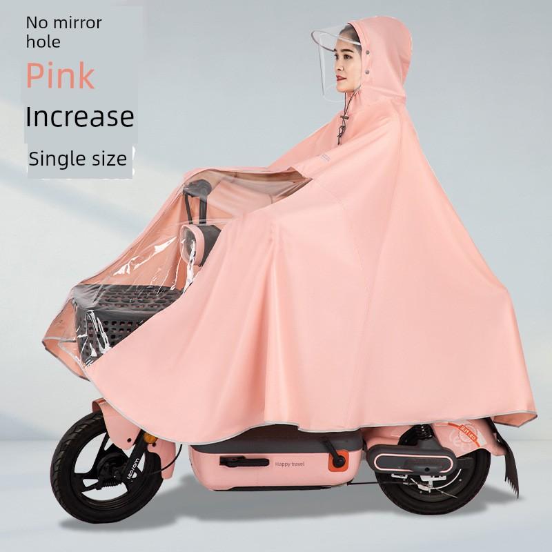 Raincoat for Electric Bikes and Motorcycles, Single or Double Person, Men's and Women's Models, Enlarged Size, Long Full-Body Rain Poncho for