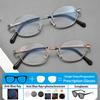 Custom Prescription Glasses – Pure Titanium Anti-Allergy & Durable Round Small Frame Lightweight Eyewear for Men/Women