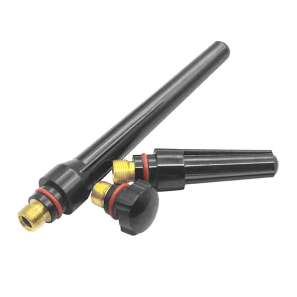 15 Pieces Welding Torch Nozzle Set for WP17 WP18 WP26 TIG Compatible Includes 57Y02 57Y03 57Y04 Plastic Copper Parts