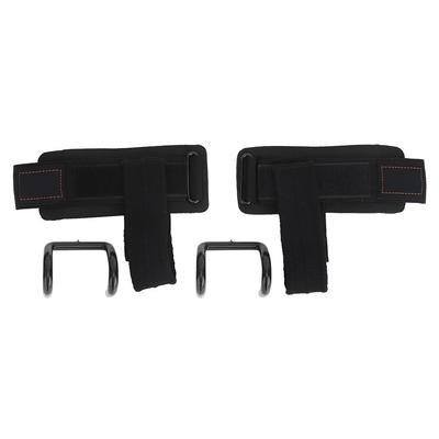 1Pair Workout Wrist Hooks Lifting Pull Up Strap Hooks Weightlifting Nonslip Grips Wristband Power