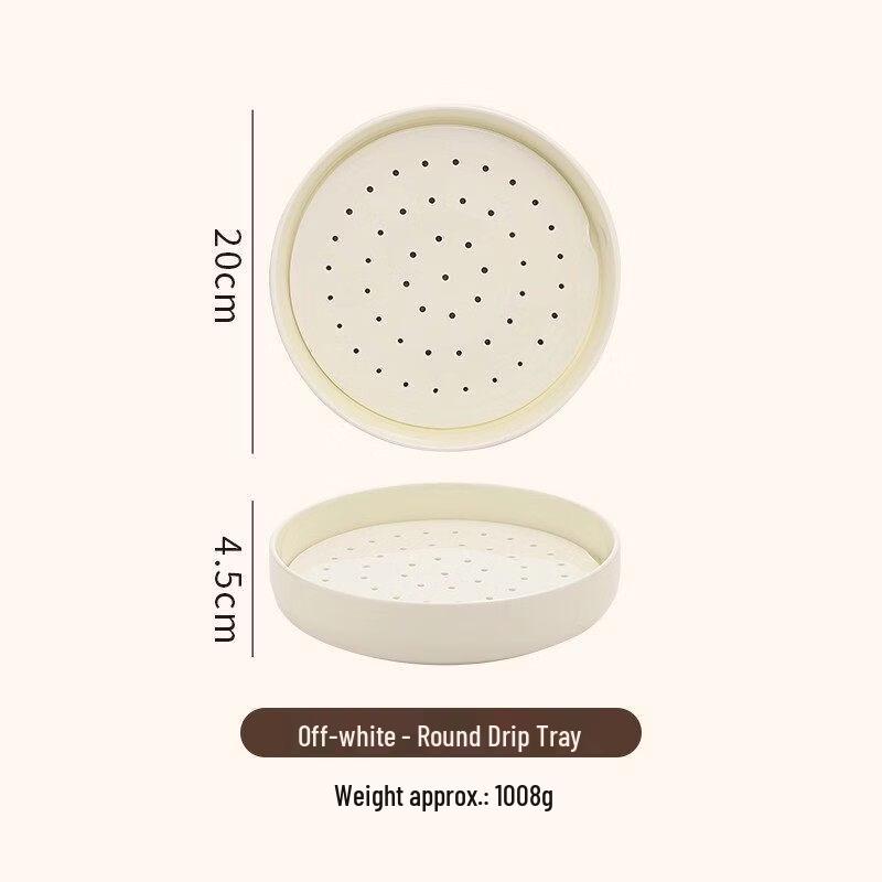 

Premium Ceramic Double-Layer Dumpling Serving Plate