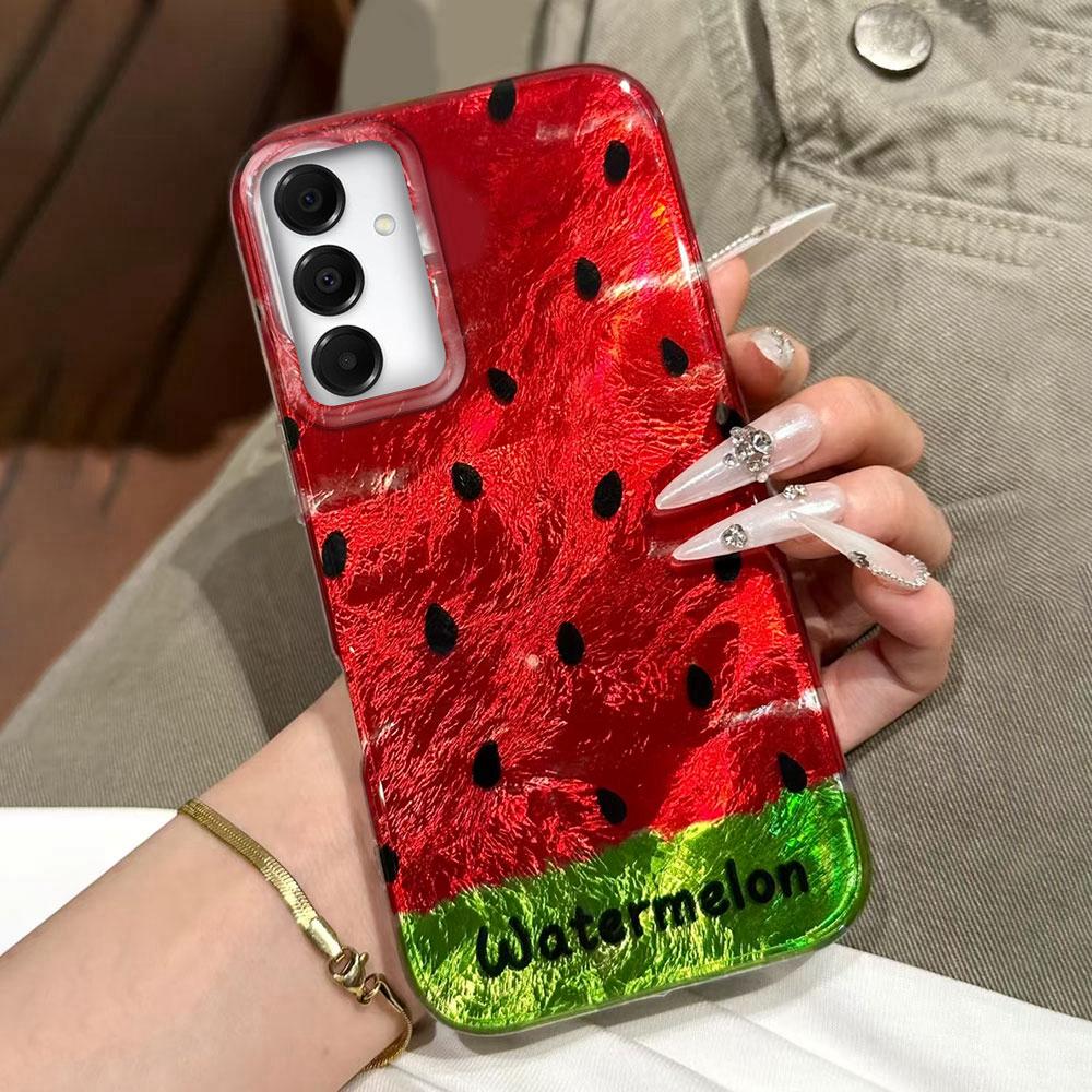 Wassermelone Kirsche Früchte Handyhülle für Samsung Galaxy A55 A56 A36 A26 A16 A53 A06 A14 A24 A34 A54 A15 A25 A35 A13 A32 A22 Cover