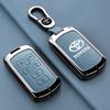 Alloy Leather Car Smart Remote Key Case Cover Bag For Toyota Sienna Se Tacom 2015 2016 2017 2018 2019 2020 Keychain Accessories