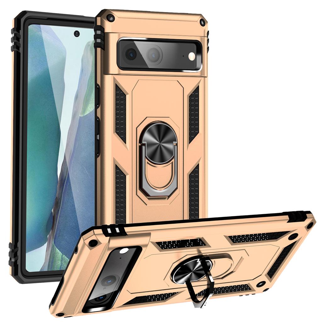 Shockproof Armor for Samsung Galaxy A15 A35 A55 A05S A14 A13 A24 A34 A54 Case Phone Ring Stand Bumper Silicone Phone Back Cover