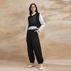 Women's High-Waist Tapered Suit Pants