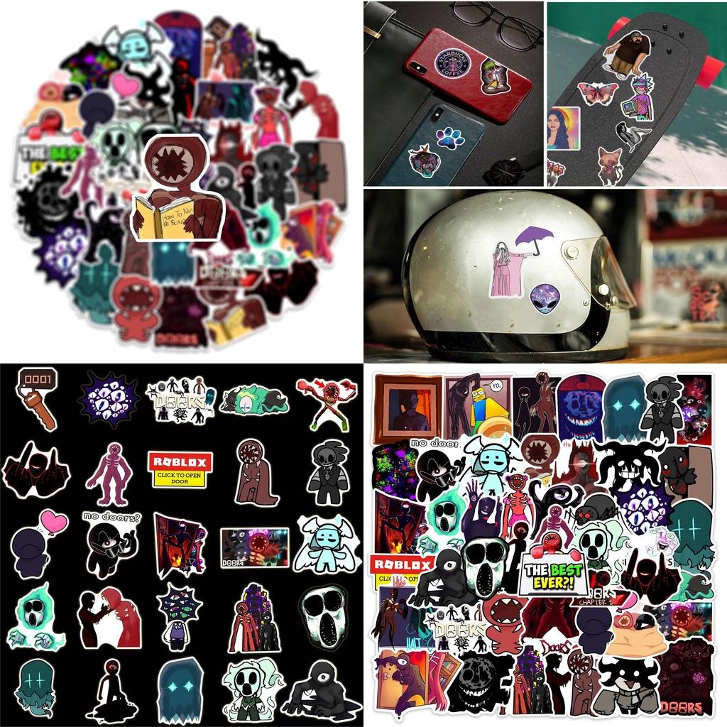 Express Your Love For Roblox With These Waterproof Doors Figure Stickers Set Of 50