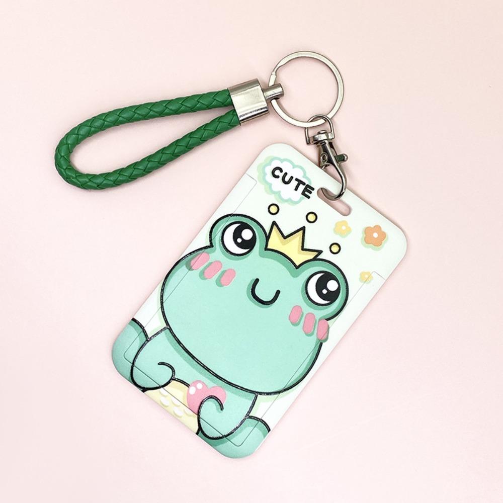 Roztomilý obal na karty dlouhé lanko ochranný obal držáky na ID karty pouzdro na karty studenti