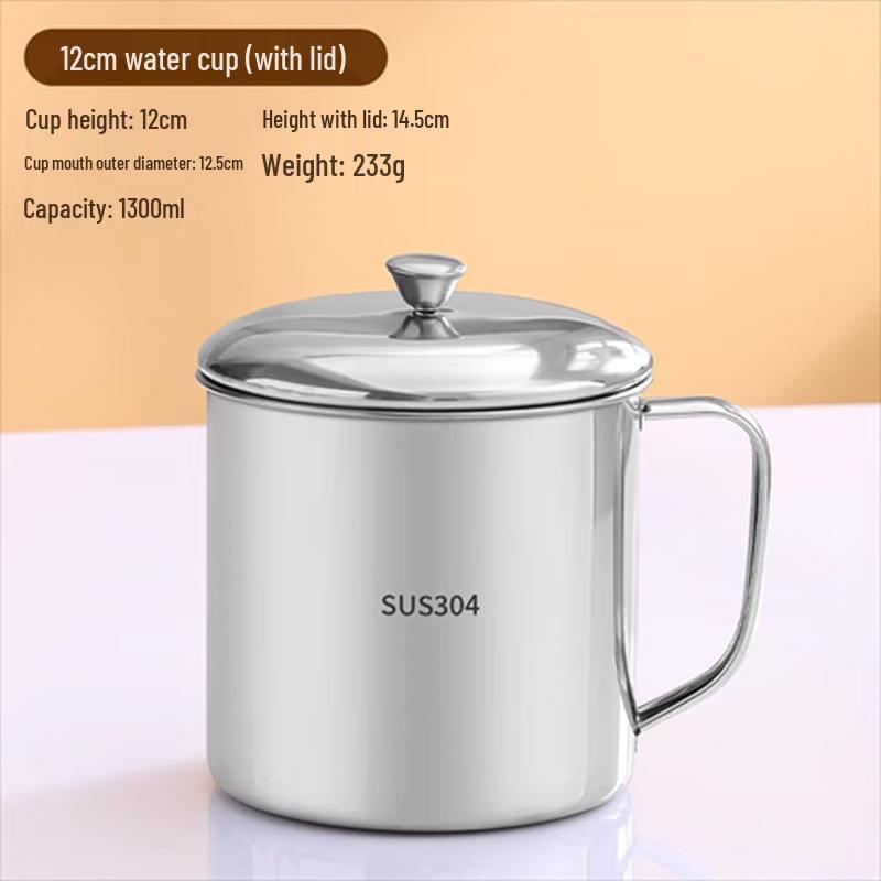Lainuo 304 Stainless Steel Large Capacity Teacup