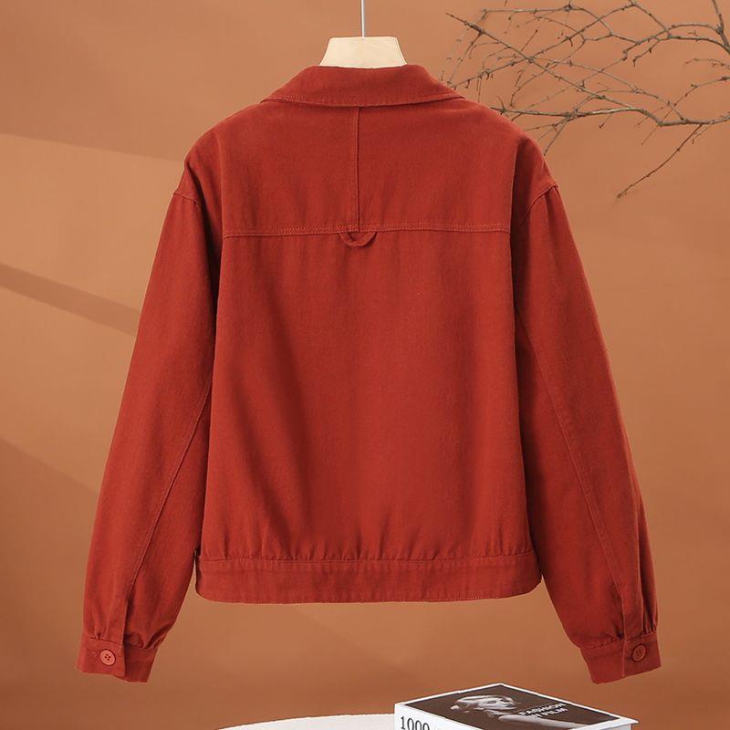 Women's Short Spring Denim Jacket - Stylish, Age-Reducing, Petite, Casual, Versatile Outerwear