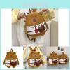 Adorable Large Capacity Cartoon Capybara Backpack For Kids Perfect For School And Play