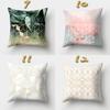 Nordic Marble Car Waist Pillow Sofa Pillow Case Velvet Cloth Printing Creative Home Office Pillow