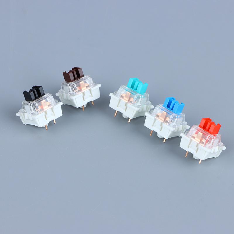 10 Bucăți Comutator Rezistent la Praf Pentru Axă Tastatură Mecanică Tactilă Comutatoare Mx Axă