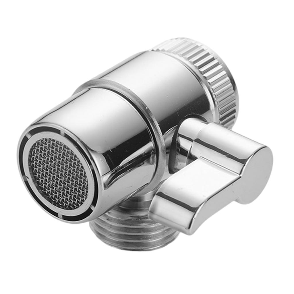 Steel Faucet Diverter Valve Aerator Universal Faucet Connector 1/2 for Shower Hose Garden Hose Portable Washing Machine