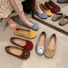 Ballerinas für Damen aus PU-Material mit weicher Sohle für den täglichen Gebrauch Frühling 2024