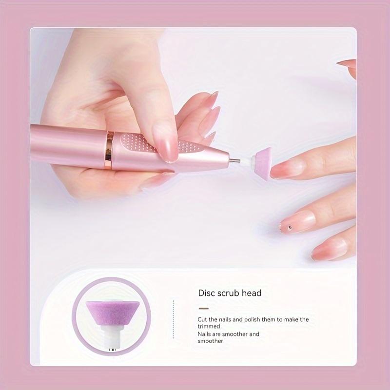 USB elektrické brusné pero na nehty pro manikúru, odleštění nehtů a brusku na odstranění nehtů Red Beauty