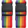 1pcs Suitcase Belts, Adjustable Luggage Straps, Bright Colors Travel Packing Straps With Quick Release Buckle