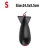 1-5PCS Carp Fishing Rockets Feeders 14.5cm 19cm Bomb Float Bait Lure Holder Container Spomb Pellet Feeders Position Fishing Tool