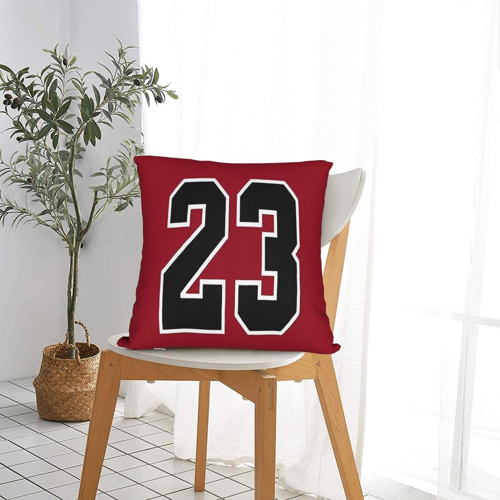 Cosplay Costume Basketball Number 24 23 8 Square Pillow Case Cushion Cover Funny Throw Pillow Case Cover for Seat 40x40cm